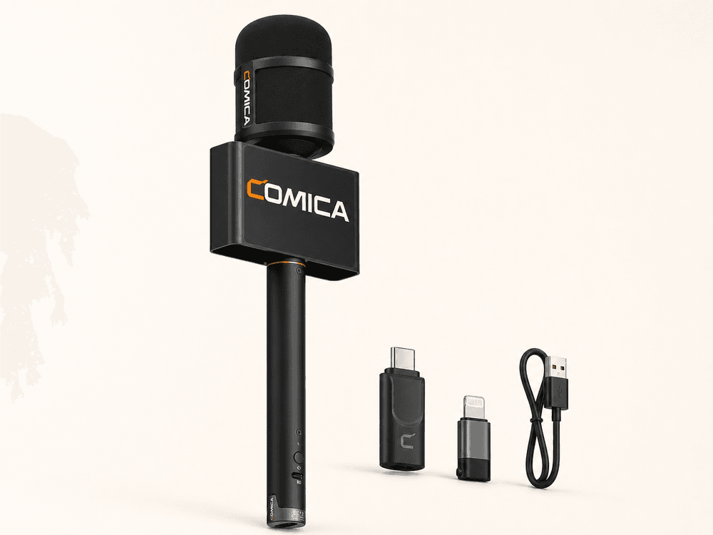 COMICA Revo S Wireless Handheld Interview Microphone — USB-C