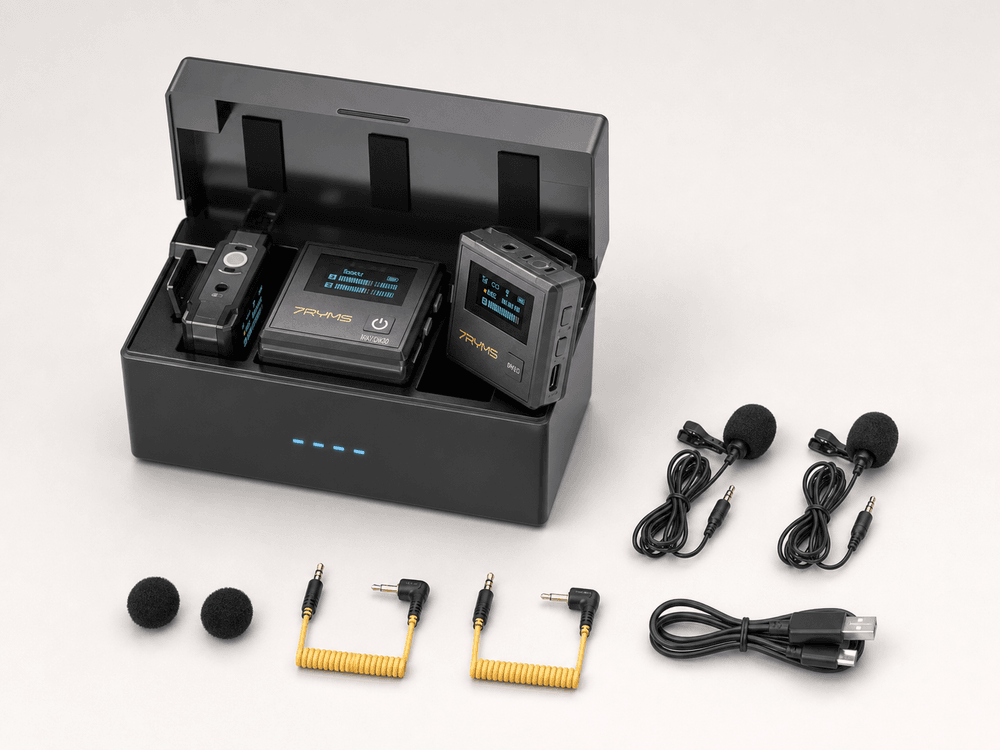 7RYMS iRay DW30 Wireless Lavalier Microphone Systems — Set of 5