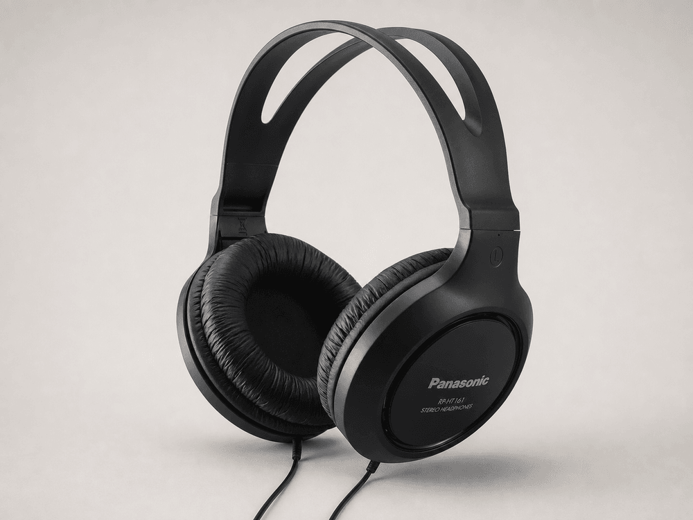 Panasonic RP-HT161-K Wired Over-Ear Headphones