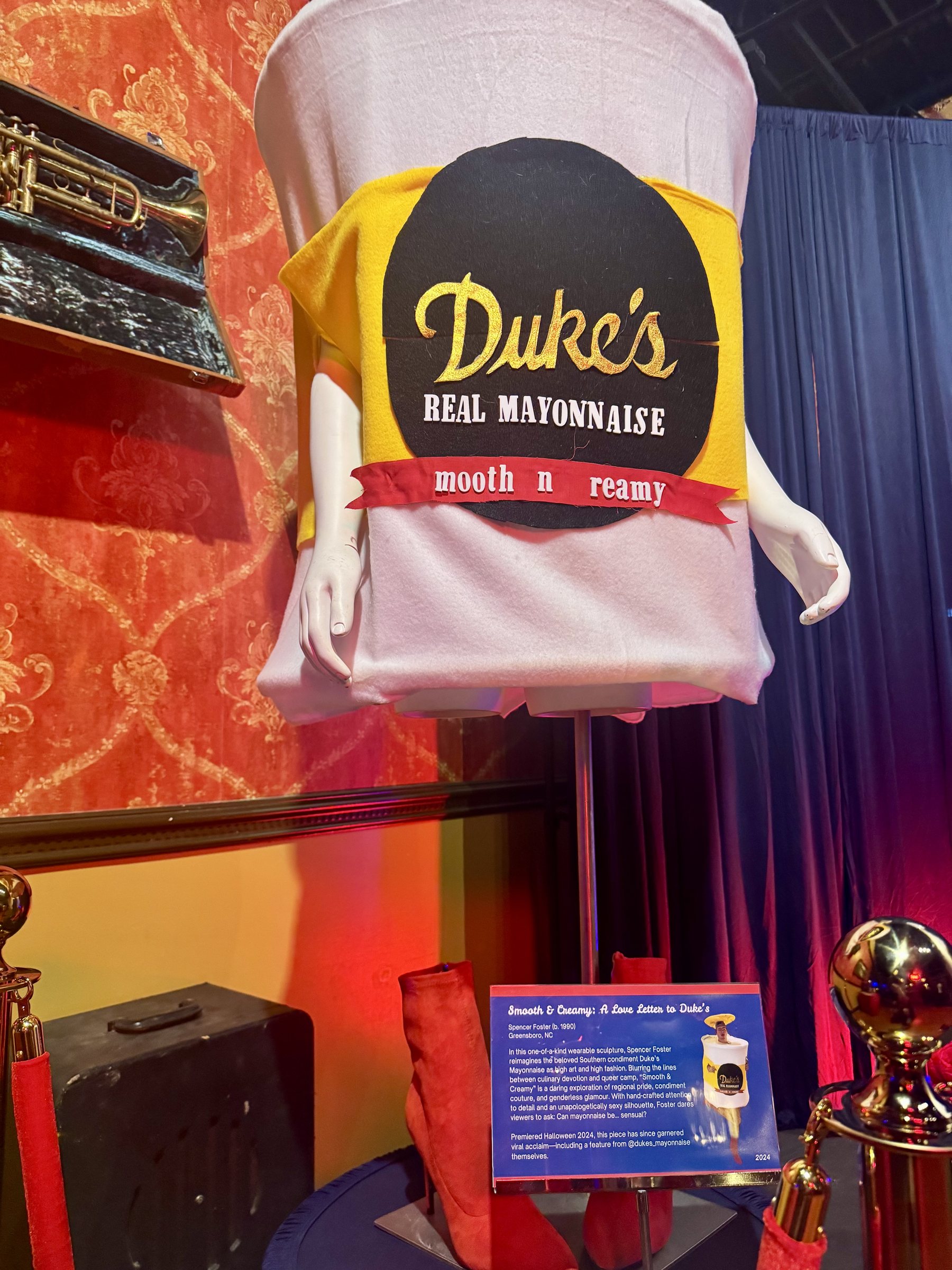 A costume story presented like an exhibit