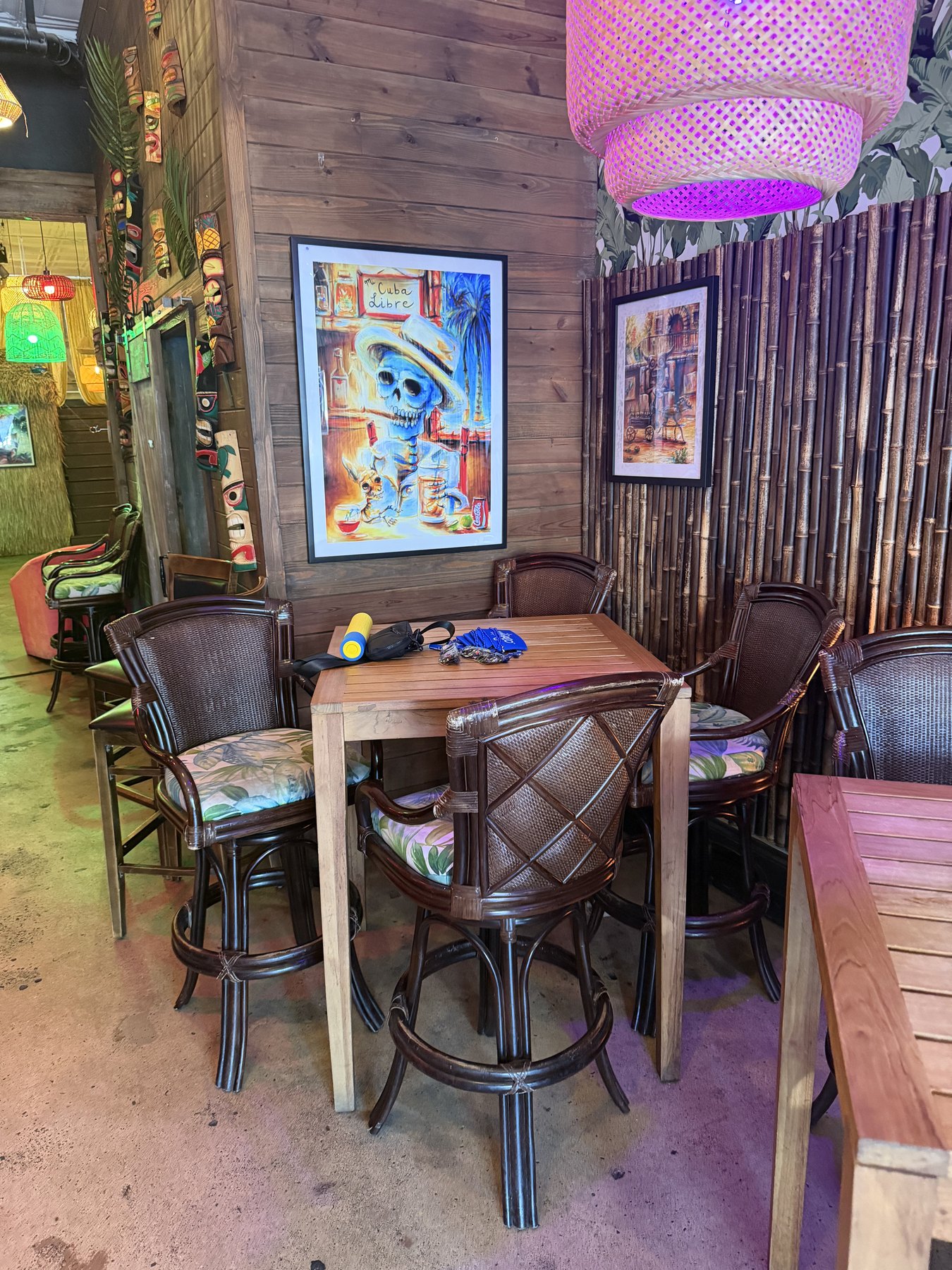 The room reset for daytime service