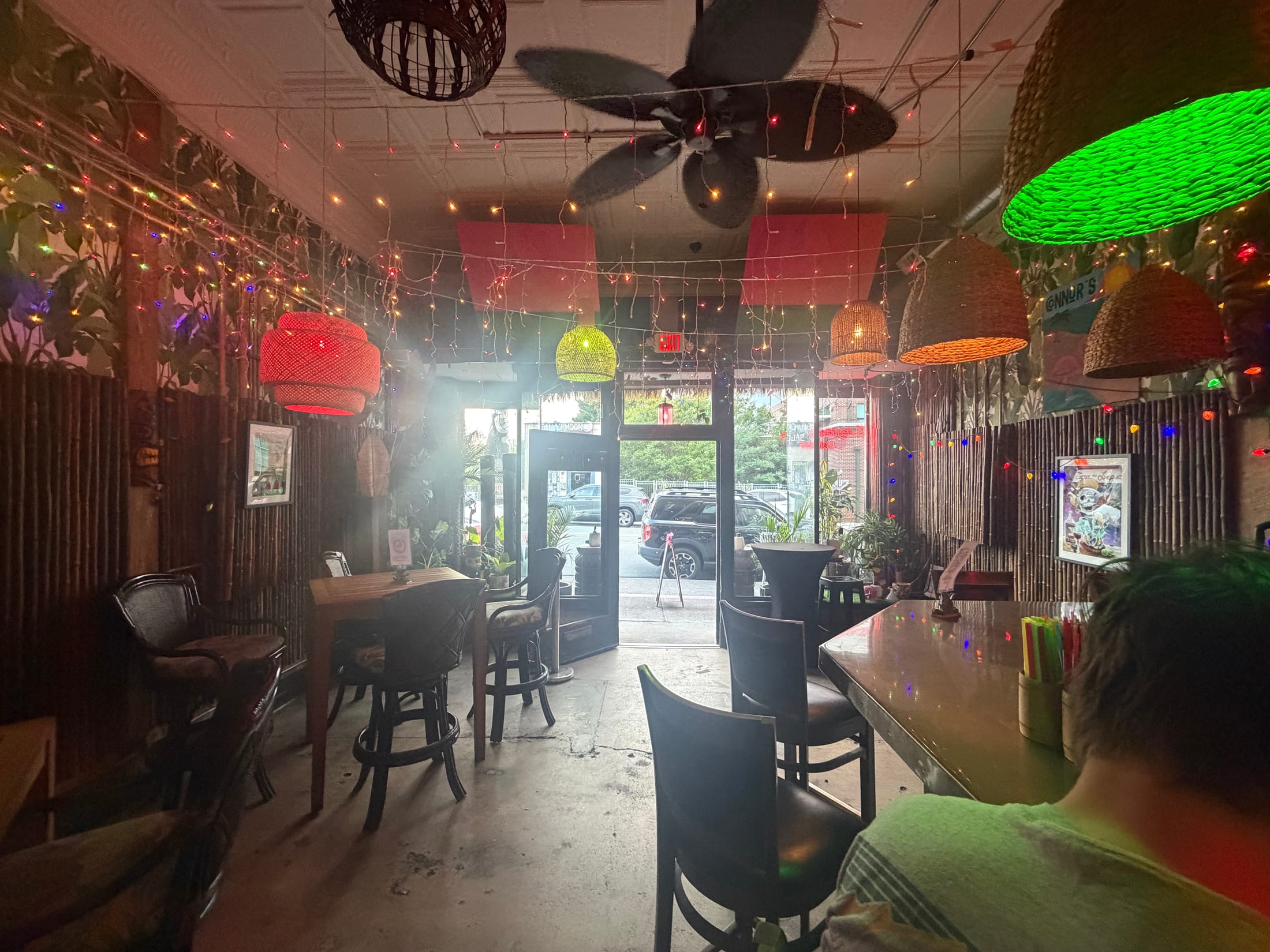 A room transformed before nightfall