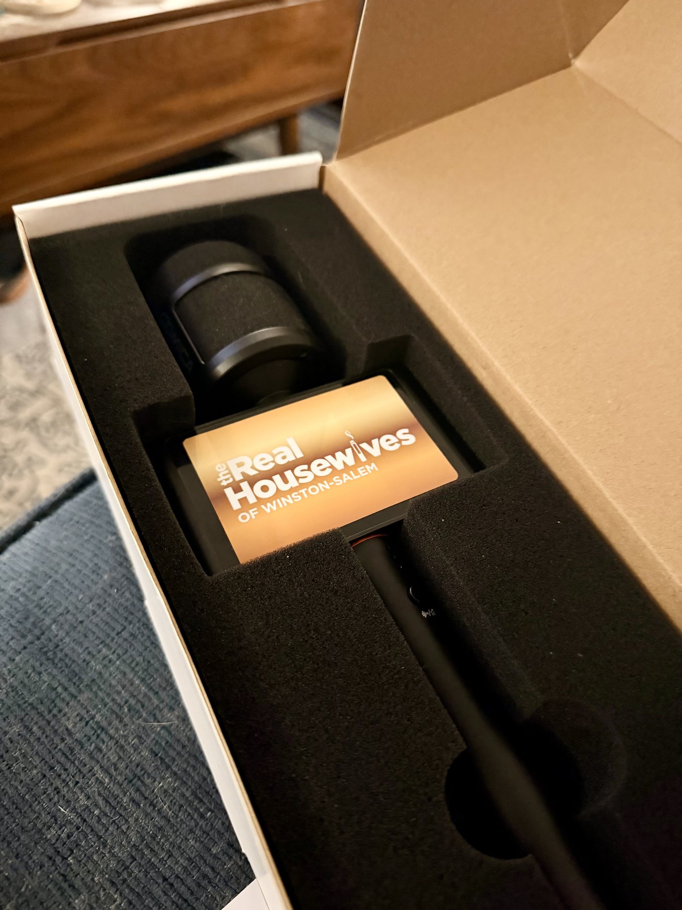 A microphone built for the confessional